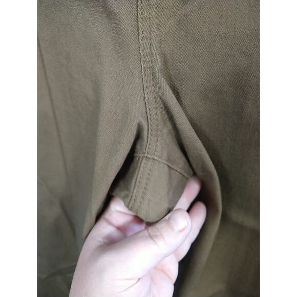 Chicos Woman's 16 Brown Jeans Perfect Stretch Girlfriend Slim Leg Ankle - Picture 3 of 10